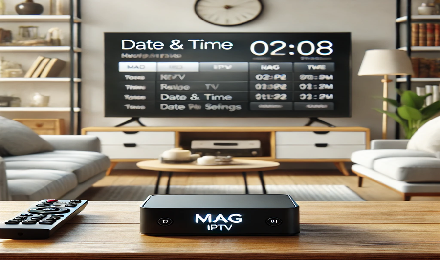 How to Set Date and Time on MAG Device